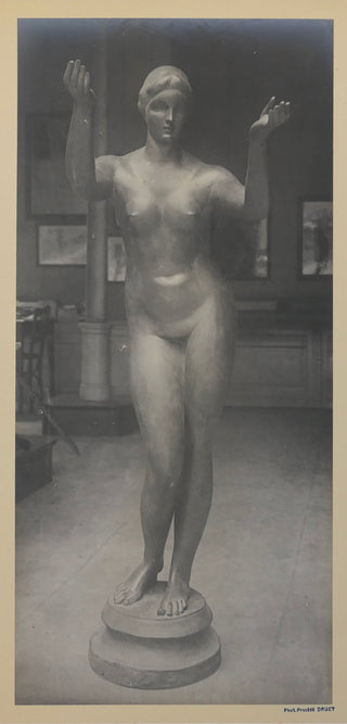 Nadelman, Elie. (1882-1946) & Druet, Eugène. (1867 - 1916) Eight Original Exhibition Photographs from First Exhibition, Galerie E. Druet, 1909