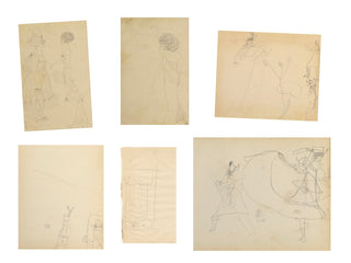 Nadelman, Elie. (1882-1946) Six Pencil Drawings, ca. 1935-40