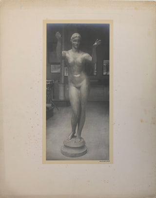 Nadelman, Elie. (1882-1946) & Druet, Eugène. (1867 - 1916) Eight Original Exhibition Photographs from First Exhibition, Galerie E. Druet, 1909