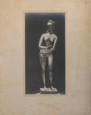 Nadelman, Elie. (1882-1946) & Druet, Eugène. (1867 - 1916) Eight Original Exhibition Photographs from First Exhibition, Galerie E. Druet, 1909