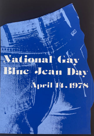 [Gay Blue Jeans] National Gay Blue Jean Day.  April 14, 1978 Poster
