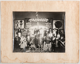 [Young, Lester. (1909–1959)] "New Orleans Strutters" - Vintage Photograph with teenage Lester Young
