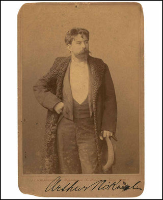 Nikisch, Arthur. (1855-1922) Signed Cabinet Photograph