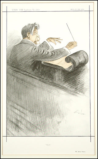 Nikisch, Arthur. (1855-1922) 1913 Vanity Fair Portrait