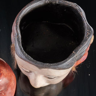 [Noh Theater] Tea Caddy with Three Noh Masks