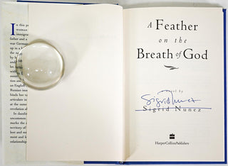 Nunez, Sigrid. (b. 1951) "A Feather on the Breath of God" - SIGNED
