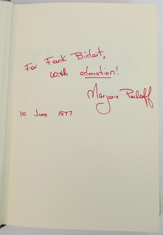 [O'Hara, Frank. (1926-1966)] Perloff, Marjorie. (1931-2024) [Bidart, Frank. (b. 1939)] "Frank O'Hara: Poet Among Painters" - SIGNED BY AUTHOR