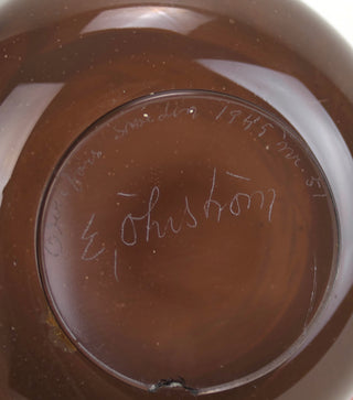 Öhrström, Edvin. (1906 - 1994) Orrefors Glass Edvin Vase, 1945