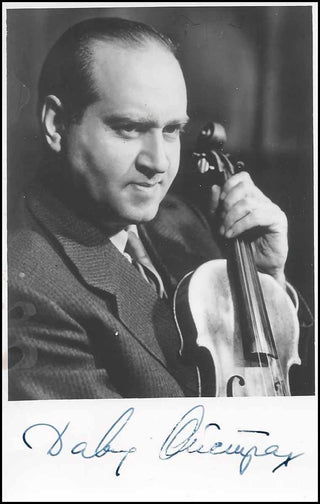 Oistrakh, David. (1908–1974) Signed Photograph