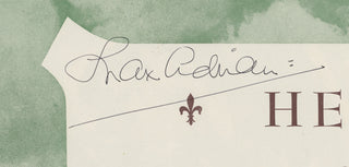 Olivier, Laurence. (1907-1989) & Adrian, Max. (1903-1973) "Henry V" - Signed Souvenir Program