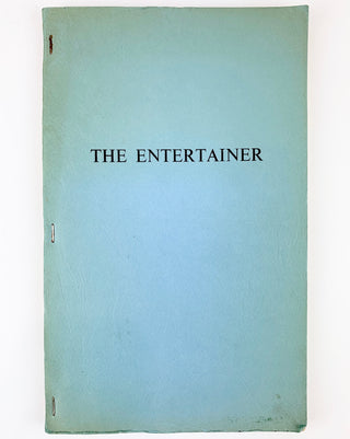 Olivier, Laurence. (1907–1989) The Entertainer - SIGNED OLIVIER SCRIPT