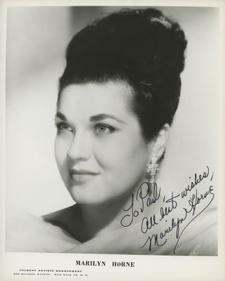[Opera] Farrell, Eileen. (1920-2002) & Hall, Janice. (b. ?) & Haymon, Cynthia. (b. 1958) & Horne, Marilyn. (b. 1934) & Hurley, Laurel. (b. 1927) & Vanni, Helen. (b. 1924) & von Stade, Federica. (b. 1945) & Warfield, Sandra. (1921-2009) & Watanabe, Yoko. (