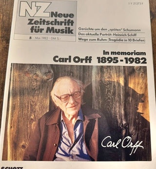 Orff, Carl. (1895–1982) Carl Orff Archive, including Letters, Photographs, Programs and Ephemera