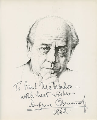 Ormandy, Eugene. (1899–1985) Signed Portrait