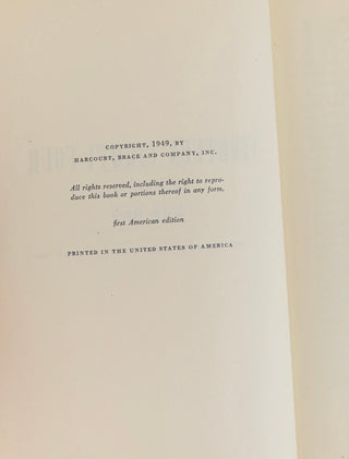 Orwell, George. (1903-1950) "Nineteen Eighty-Four (1984)" - First Edition