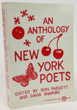 Padgett, Ron. (b. 1942) & Shapiro, David. (1947-2024)  [Brainard, Joe. (1942-1994) - ILLUSTRATIONS BY] [Bidart, Frank. (b. 1939)] "An Anthology of New York Poets"