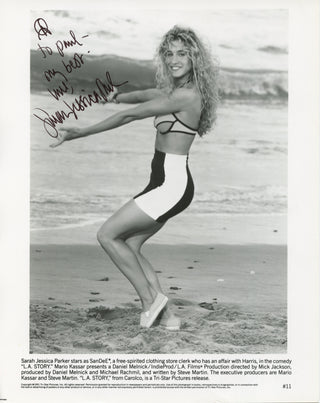 Parker, Sarah Jessica. (b. 1965) "L.A. Story"—Signed Photograph