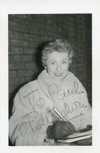 Patachou. (1918–2015) Signed Photograph