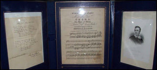 [American Classics] Payne, John Howard. (1791 - 1852) "Home! Sweet Home!" - Autograph Manuscript and First Edition