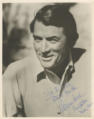 Peck, Gregory. (1916–2003) Signed Photograph, 1960