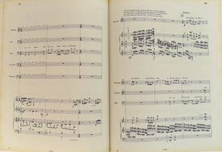 Penderecki, Krzysztof. (1933–2020) Die schwarze Maske. Oper in einem Akt nach dem gleichnamigen Schauspiel von Gerhart Hauptmann (1985/86). Textbuch von Harry Kupfer und Krzysztof Penderecki. Klavierauszug.