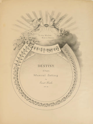 Perabo, Ernst. (1845-1920) Destiny. A Poem. Musical Setting... Op. 18
