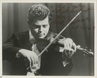 Perlman, Itzhak. (b. 1945) Signed Photograph at age 22