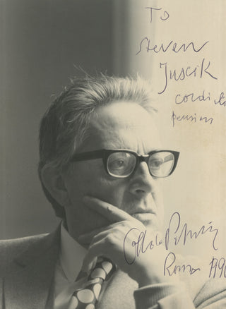 Petrassi, Goffredo. (1904–2003) Signed photograph