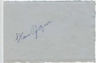 Hans Pfitzner autograph signature with original envelope, 1930, view 1