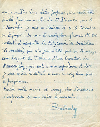 [Pianists] Backhaus, Wilhelm. (1884-1969) & Braïlowsky, Alexander. (1896-1976) & Diémer, Louis-Joseph. (1843-1919)  & Grünfeld, Alfred. (1852-1924) & Herz, Henri. (1803-1888) Jaell, Alfred. (1832-1882) &  Kind, Sylvia.  (1907-2002) & Kullak, Theodor. (181