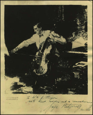Piatigorsky, Gregor. (1903–1976) Signed Photograph