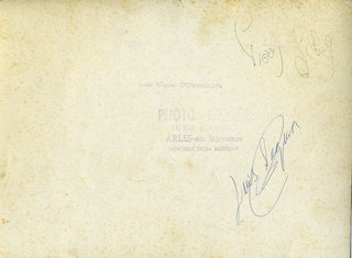 [Picasso, Pablo. (1881–1973)] Signed Photograph of Bullfight