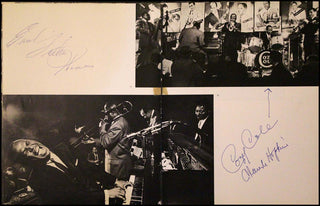 [Jazz &amp; Blues] Ellington, Hodges, Waters, Slim, Shavers, Hines, Hinton, Cole, Jacquet, Carter etc. Plaisir Du Jazz - SIGNED BY DOZENS