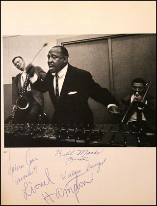 [Jazz &amp; Blues] Ellington, Hodges, Waters, Slim, Shavers, Hines, Hinton, Cole, Jacquet, Carter etc. Plaisir Du Jazz - SIGNED BY DOZENS