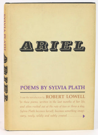 Plath, Sylvia. (1932-1963)  [Bidart, Frank. (b. 1939)] "Ariel" with an introduction by Robert Lowell - THE COPY OF FRANK BIDART
