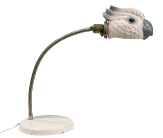 [Cockatoo] [Kovacs, George. (1927 - 2007) STYLE OF] Midcentury Anthropomorphic Porcelain Lamp