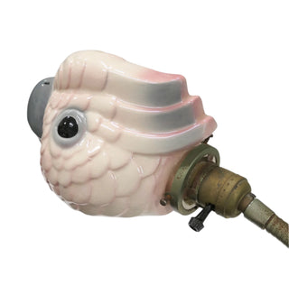 [Cockatoo] [Kovacs, George. (1927 - 2007) STYLE OF] Midcentury Anthropomorphic Porcelain Lamp
