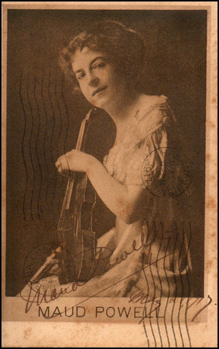 Powell, Maud. (1867-1920) Signed Photograph
