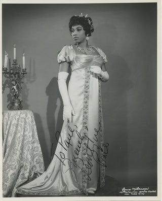 Price, Leontyne. (b. 1927) "Tosca"—Early Signed Photograph