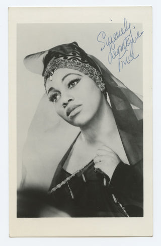 Price, Leontyne. (b. 1927) Signed Postcard Photograph as Leonora
