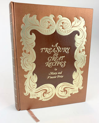 Price, Vincent. (1911-1993) [Price, Mary Grant. (1917-2002)] "A Treasury of Great Recipes" - Signed