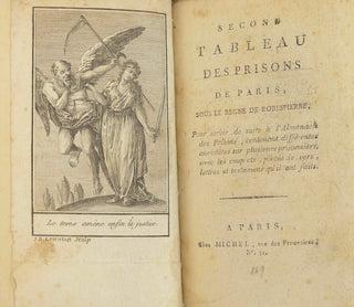 [Prisoners of the French Revolution] Coittant, Philippe-Edme. (1748–1806) [French Revolution] Almanach des prisons : ou anecdotes sur le régime intérieur de la Conciergerie, du Luxembourg, etc., et sur différens prisonniers qui ont habité ces maisons, sou