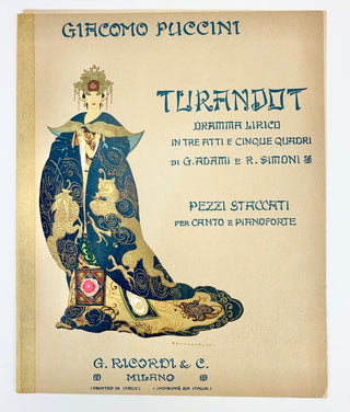 Puccini, Giacomo. (1858–1924) [Farrar, Geraldine. (1882–1967)] Turandot, "Tu che di gel sei cinta" - From the Collection of Geraldine Farrar