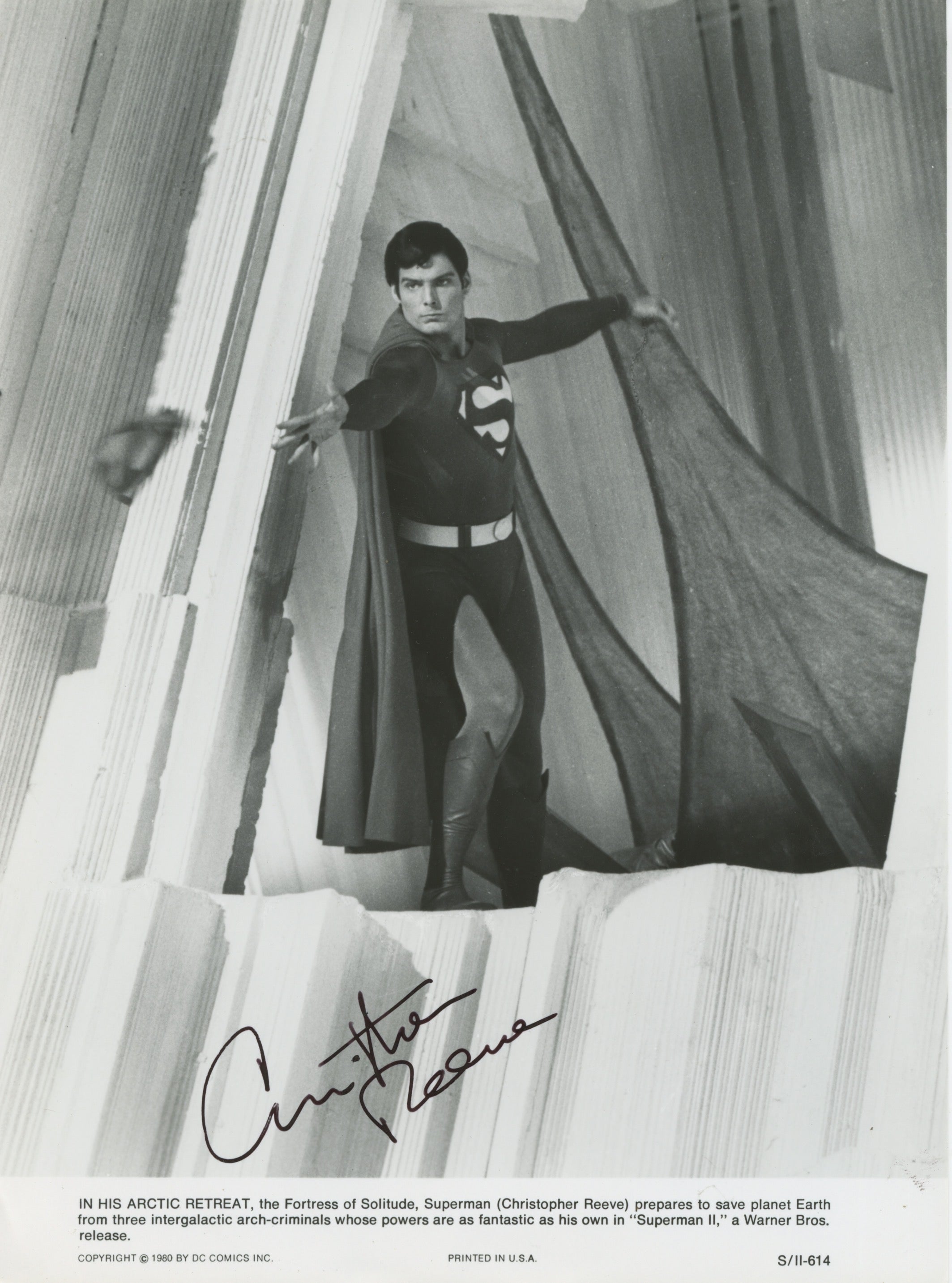 Chrisopher Ravellse Christopher Reeve Poster