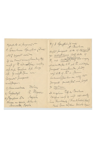 Max Reger autograph letter signed, 1913, with registered envelope, view 2