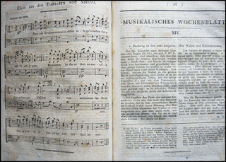 Reichardt, Johann F. (1752–1814) & Kunzen, Friedrich Aemilius. (1761–1817) [Salieri, Mozart, Dalayrac, Turk etc.] Studien für Tonkünstler und Musikfreunde, eine historisch-kritische Zeitschrift für das Jahr 1792