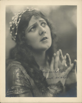 Rethberg, Elisabeth. (1894–1976) Signed Photograph Inscribed to Charles Drumheller, 1926