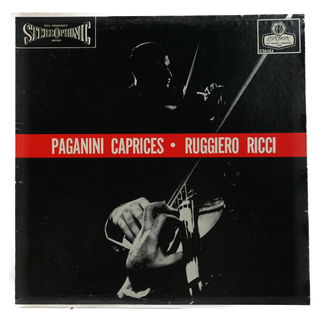 Ricci, Ruggiero. (1918–2012) Paganini Caprices - SIGNED LP Record