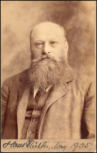 Richter, Hans. (1843  - 1916) Signed Cabinet Photograph