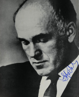 Richter, Sviatoslav. (1915–1997) Large Signed Photograph